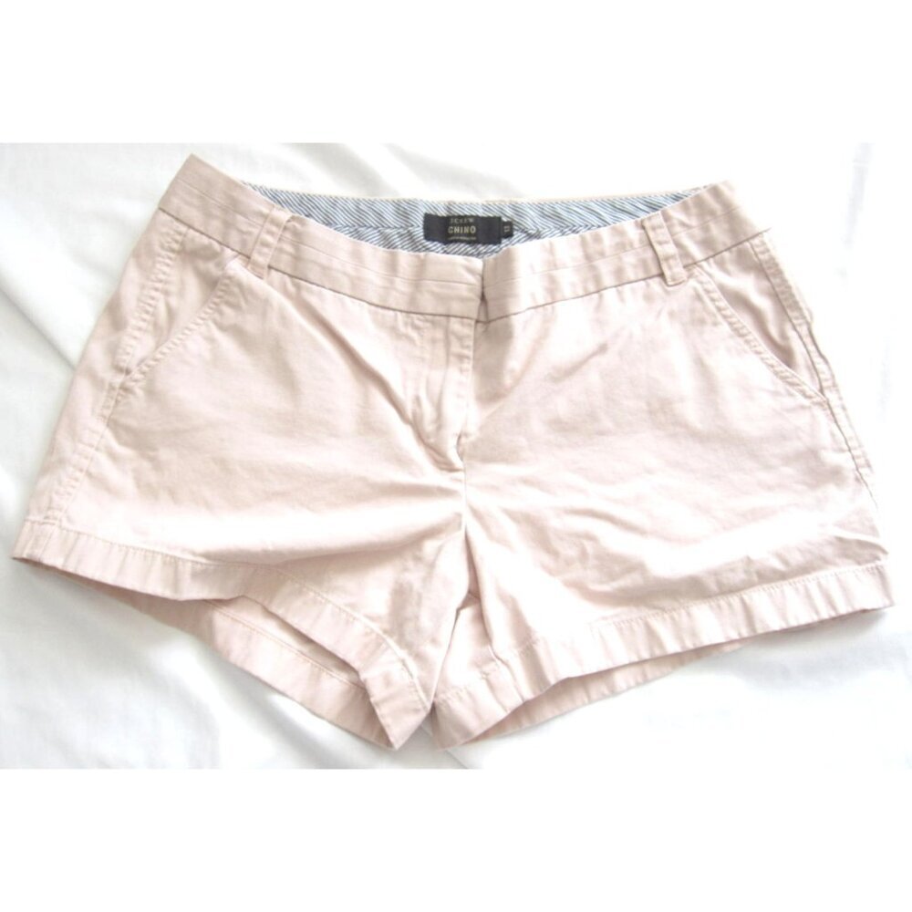 J Crew Chino Pink Shorts Women Preppy Minimalist Casual Heritage (Wp386)